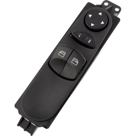 Interrupteur lève vitre Mercedes Vito W639 – Bouton commande principal pour Viano Bus Mixto 6395450913 – Adaptabilité et durabilité (1/5)
