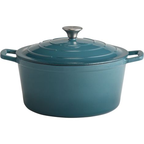 Casseruola APS 5 Stars con coperchio, altezza 130 mm, ø 280 mm turchese/crema (1/3)