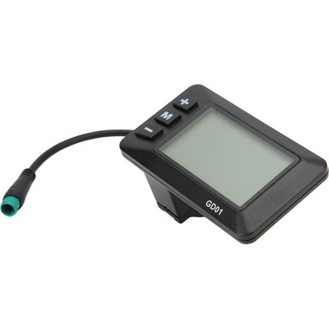 GD01 36V/48V LCD-Display für E-Bikes, wasserdichter 5-poliger Stecker, 22,2 mm Lenker (1/5)
