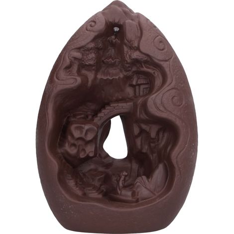 Brûleur d'encens à reflux, porte-encens innovant pour aromathérapie, décoration pour la maison ou le bureau (1/5)