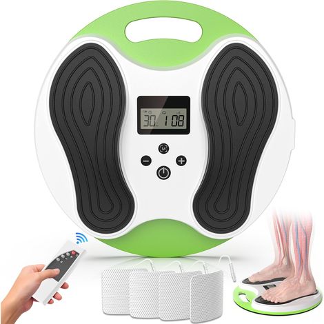 4-en-1 Stimulateur Circulatoire Rechargeable, Appareil Circulation Sanguine Jambes, Massage Pieds Stimulateur Circulatoire, Soulage la Douleur et la Fatigue des Pieds, Cadeau (1/5)