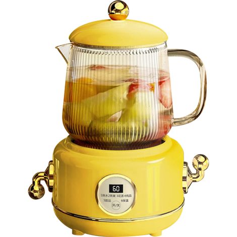 Bouilloire électrique multifonction en acier inoxydable et verre, 220V, mini théière pour maison et bureau. (1/5)
