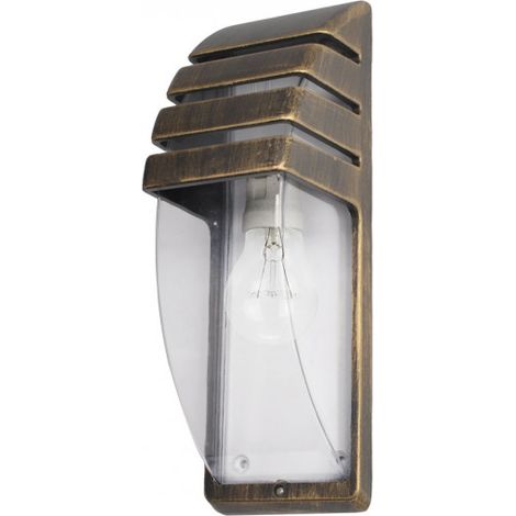 FABRILAMP Aplique para exterior modelo ELNATH dorado Ip44