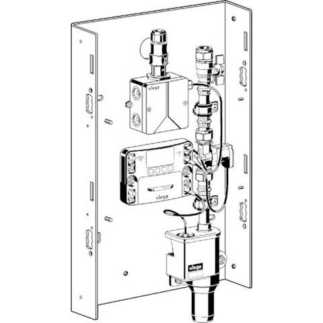 Station de chasse d'eau 2241.10 pour eau potable froide ou chaude (PWC/PWH) (1/3)