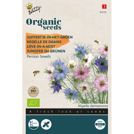 Buzzy Organic Barbe-de-capucin Nigelle de Damas mélange - Bio (1/2)
