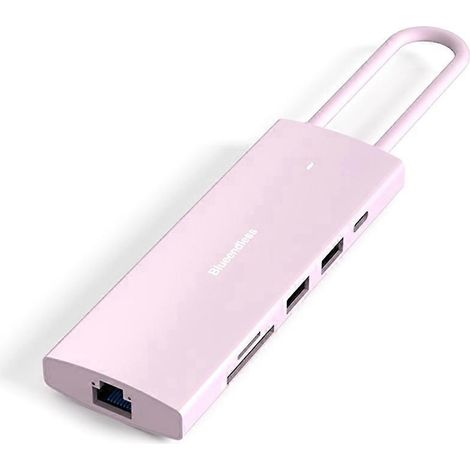 Hub USB 3.0 Rapide 9 Ports, Adaptateur Multi Type-C HDMI + PD, Convertisseur d'Extension pour Ordinateur Portable (1/4)