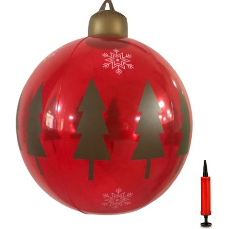 24 Zoll (60 cm) große aufblasbare Weihnachtsdekorationen (1/4)
