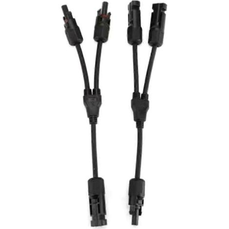 Kit d'outils pour câble adaptateur photovoltaïque parallèle en Y avec connecteur solaire, compatible avec les panneaux solaires M/FFF/MM. (1/5)
