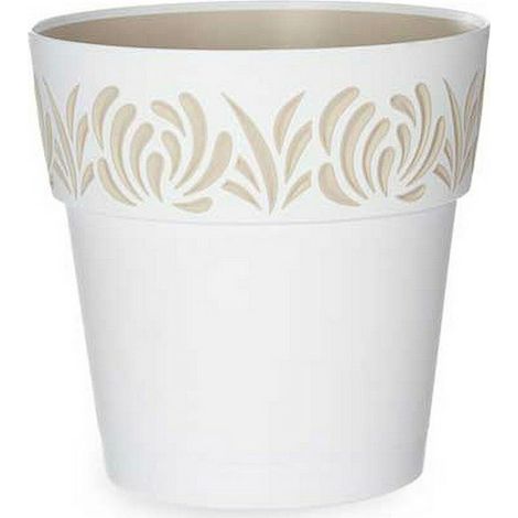 Vaso Gaia Redondo Ris. Agua Blanco 25 H 25 Stefanpl (1/2)
