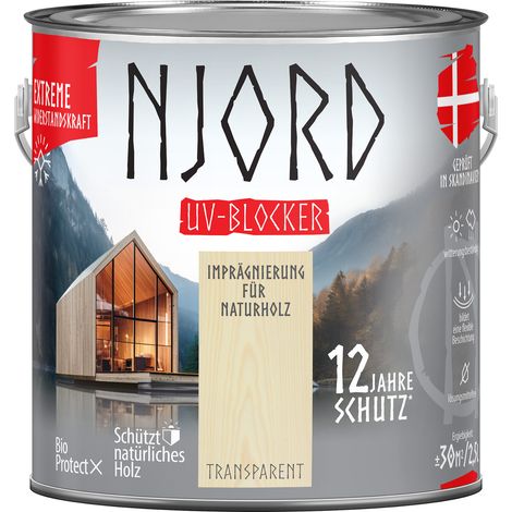 NJORD Holzschutz Beständig UV Blocker Farblos - 2,5L (1/3)