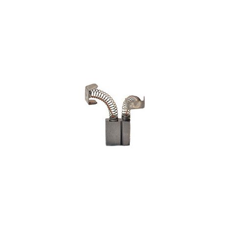 Set aus 2 anpassbaren Kohlen für Virutex. Abmessungen: 6 x 12 x 19,5 mm.
