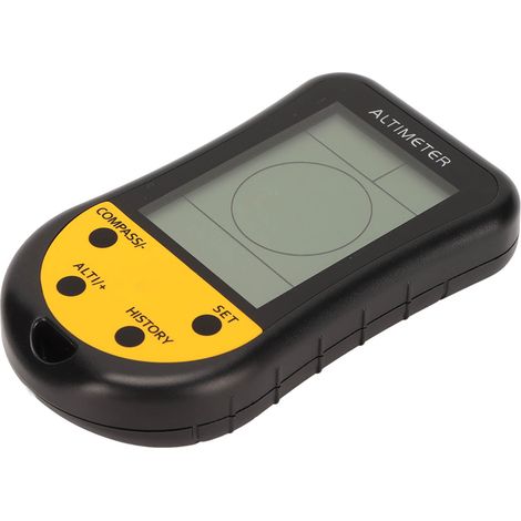 Altimètre, baromètre, boussole, prévisions météo, thermomètre, horloge, cadran électronique multifonction 8 en 1 à écran LCD (1/5)