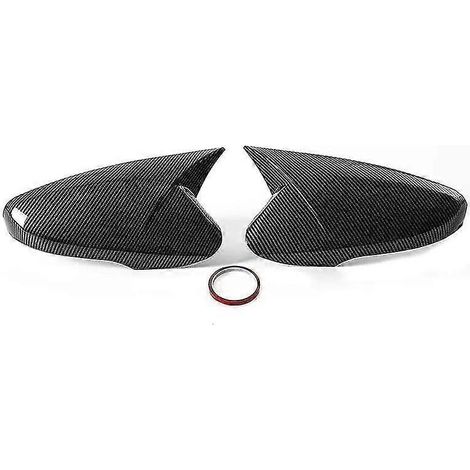 Bracingo Rückspiegelabdeckung für Hyundai Veloster (2012–2017), OX Horn Side, Carbonfaser/Glänzend Schwarz, 2 Stück (1/5)