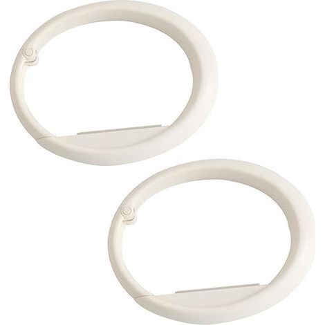 BRAVIX 2 Pièces Crochet Accroche Sac Crochet De Sac À Main Pour Table Accroche Sac Pliable Porte-Sac Pour Table Suspension Sac À Main Sac À Main Table Hanger Pour Table Pour Table,Restaurant (blanc)(1 (1/3)
