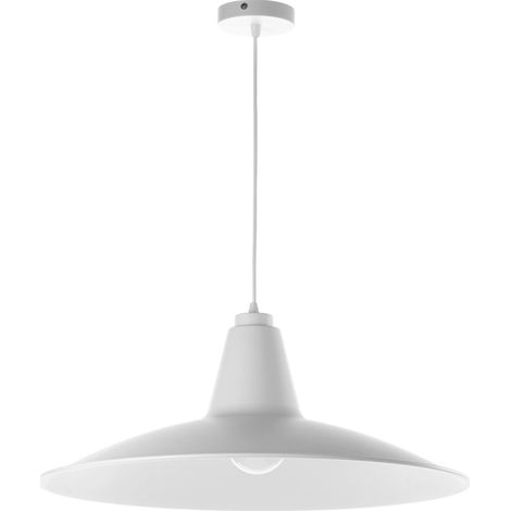 lampadario onli "sombrero" bianco diametro 65 cm, e27 (1/4)