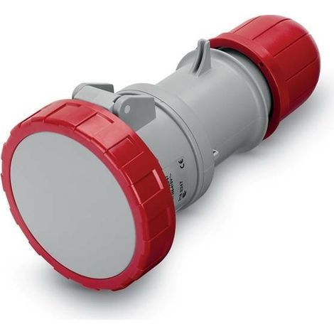 Pression de vol 3p+e 32a 6h ip67 couleur rouge 318.3246