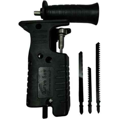 de scie alternative Adaptateur de scie sauteuse pour perceuse électrique haute résistance Fixation de perceuse de scie professionnelle multifonctionnelle Outil de modification de perceuse é (1/5)