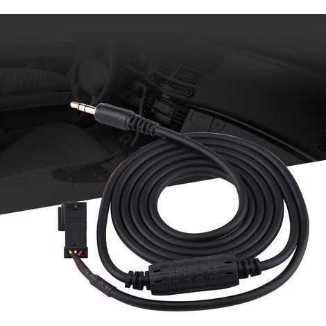 Câble adaptateur auxiliaire IN pour autoradio iPhone Navi CD MP3 BMW BM54 E39 E46 E38 E53 X5 (1/5)