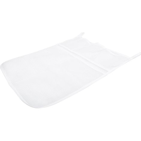 Aufbewahrungskorb für die Babybadewanne, Spielzeugnetz, Hänge-Badezimmertasche, Accessoire zur Babyparty, 2er-Set, grau, 40 x 30 cm (1/5)