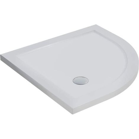Slim Duschschale Ultra -Form Angular Semiccircular für Duschbox Giglio 80x80 cm Brixo (1/4)