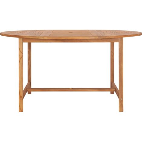 Gartentisch 150x76 cm Massivholz Teak vidaXL