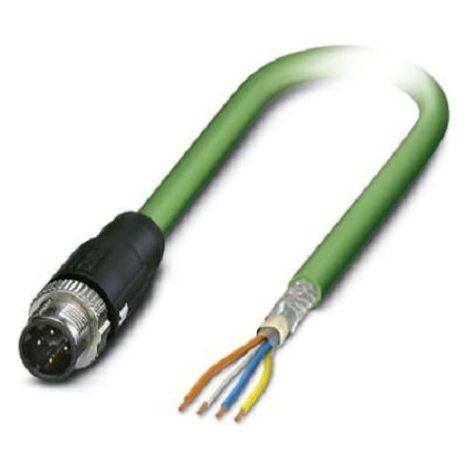 Câble Ethernet catégorie 5 Blindé Phoenix Contact, Vert, 10m Avec connecteur Droit ( Prix pour 1 )