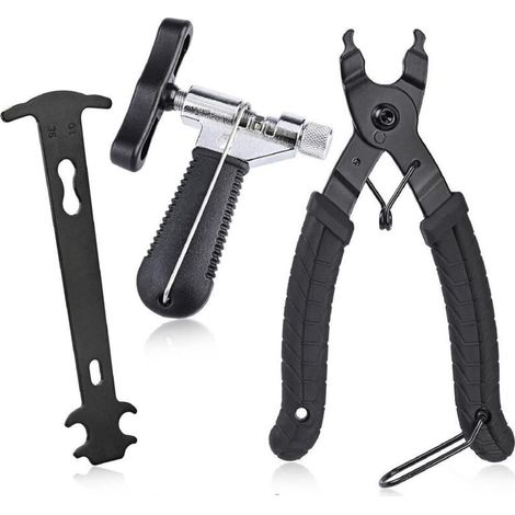 Pince ChaîNe VTT DéRive ChaîNe De VéLo Pince Demonte Chaine Velo Outil Universel RéParation ChaîNe VéLo pour VéLos De Course, VTT, VéLos De Ville, VéLos De Sport, VéLos Cruiser, VéLos BMX (1/5)