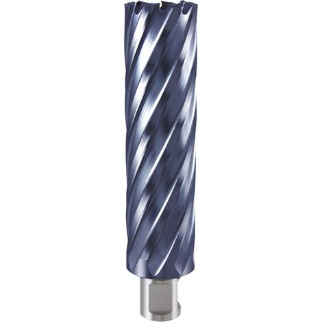 RUKO Kernbohrer HSS-TiAlN mit Weldonschaft (3/4 Zoll) Durchmesser 20 mm Schnitttiefe 110 mm (1/5)