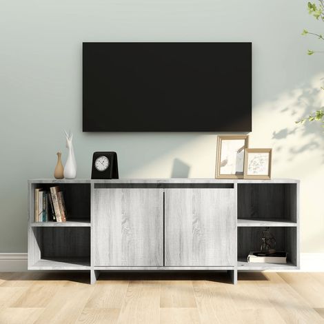 vidaXL Mobile Porta TV Grigio Sonoma 130x35x50 cm in Truciolato (1/5)