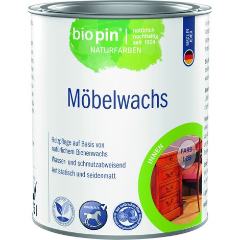 Biopin Möbelwachs 750 ml farblos Holzschutzmittel