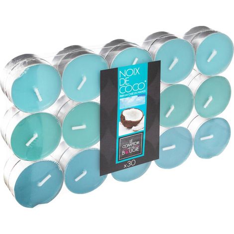 Set mit 30 Duftkerzen - Kokosnuss - 350g