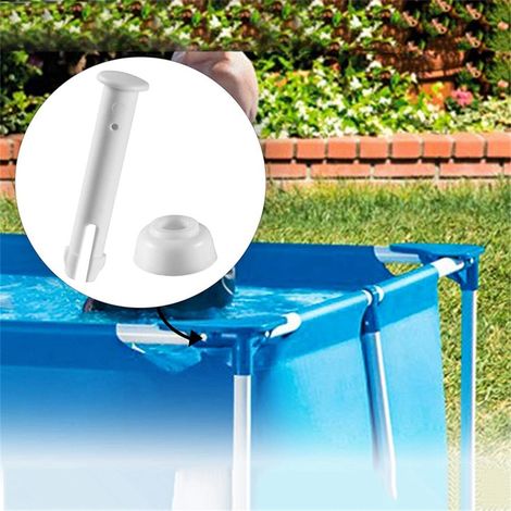 Packung mit 12 Sicherheitskappen für Intex-Schlauchpools 28270-28272, 5,5 cm Befestigungsspitzen (1/4)