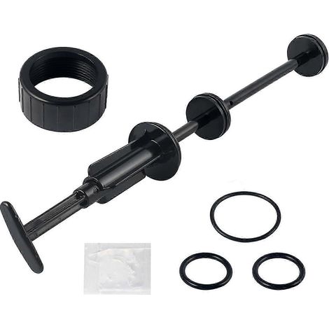 Kit de remplacement d'axe de piston en plastique texturé pour vannes de piscine : améliore le débit et assure un fonctionnement silencieux pour les piscines résidentielles. (1/5)