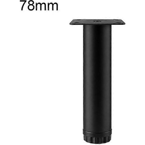 Pieds de support de meubles simples, réglables en hauteur, compatibles avec les canapés et les tables basses, dorés, 78 mm. (1/5)