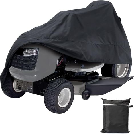 Tractor Cover Waterproof Heavy Duty Outdoor Tractor Cover Fits Decks up to 54" with Drawstring Windproof Weather Protection (1/5)