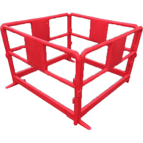Barriere de chantier bc15 - plast'up rotomoulage (1/4)