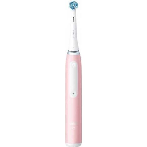 Brosse a dents électrique - ORAL-B - iO3 - Rose - 3D oscillo-rotations/pulsations - A batterie (1/3)