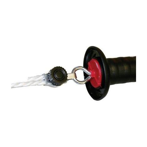 CONNETTORE MANIGLIA FILO CORDA ELETTROR AKO KERBL - ACCIAIO INOX CF=PZ 4- 1 confezioni