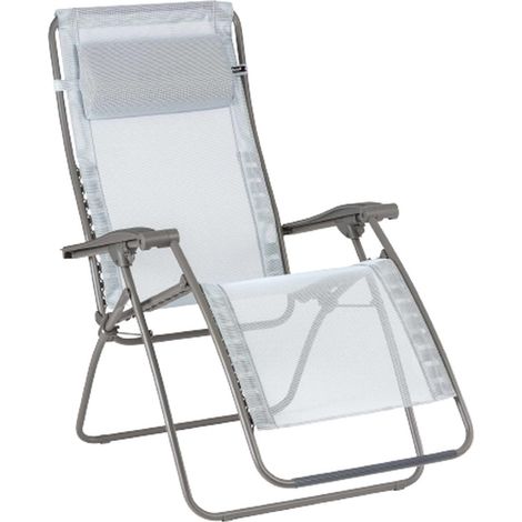 Lafuma Mobilier Rilassamento RSXA Clip, Batyline Ciel Batyline Ciel/Acciaio Titanio (1/2)