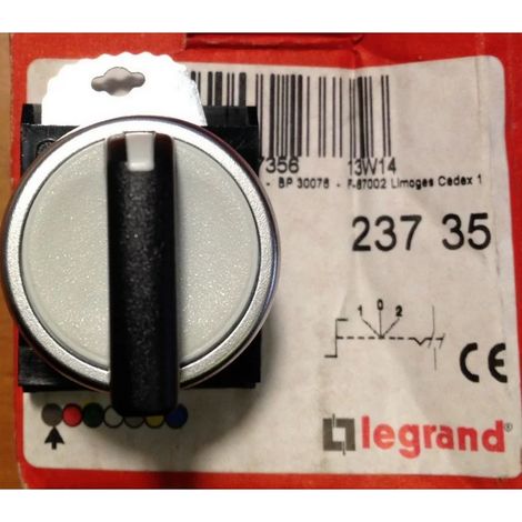 Legrand 23735 - Osmoz completo senza lume - Manopola girevole a leva - 3 posizioni