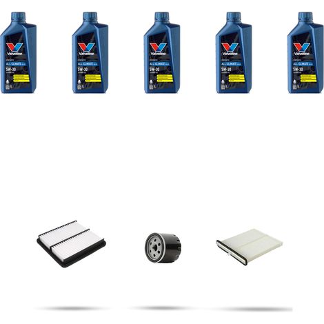 Kit tagliando 3 FILTRI e 5L OLIO compatibile con Mazda CX-5 (KF) 2.0 Skyactiv-G 118kw dal 2017 (1/5)