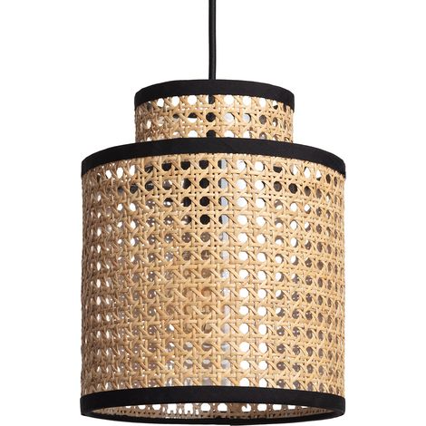 Pendelleuchte Rattan Huela Piccola Natürlich