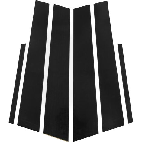 Copertura per finestrino laterale della portiera, rivestimento adesivo per montante per Honda Civic berlina di ottava generazione 2006-2011, 6 pezzi