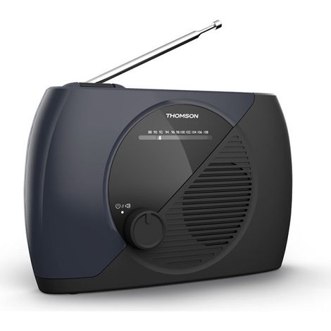 Radio FM portable - RT350 - bleue et noire (1/5)
