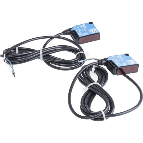Capteur photoélectrique Faisceau direct (émetteur) RS PRO, 20 m, Bloc, IP67 ( Prix pour 1 ) (1/2)