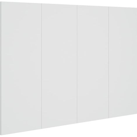 Maison Exclusive - Cabecero de cama madera contrachapada blanco 1 (1/5)