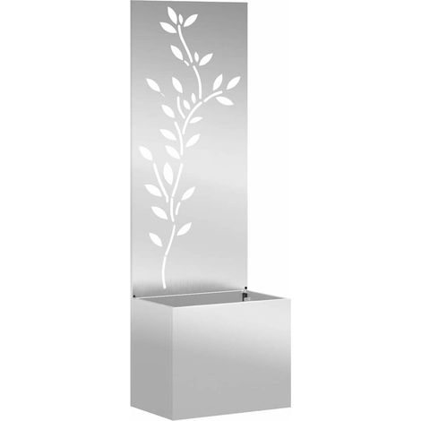 Écran de confidentialité de jardin Floral Argent 50 x 140 cm CFW795535 (1/5)