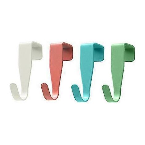 Set mit 4 eleganten Kleiderbügeln, geeignet für einfache und effiziente Organisation und verwendbar als Aufbewahrungshaken, Kleiderhaken und Türhaken. (1/5)