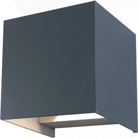 Aplique LED de exterior Leva Antracita (2x5W - 4000K)