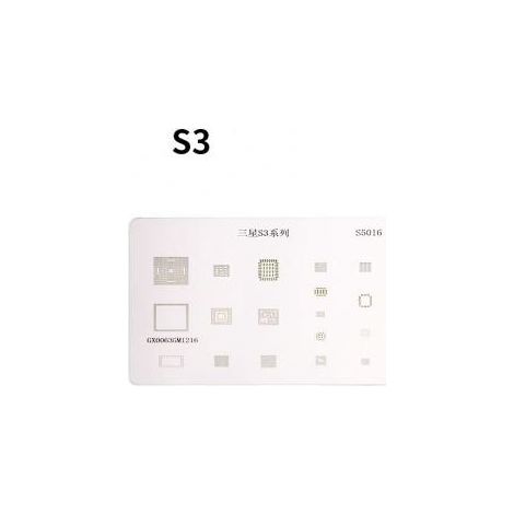 Placa stencils IC SAMSUNG S3 (1/2)